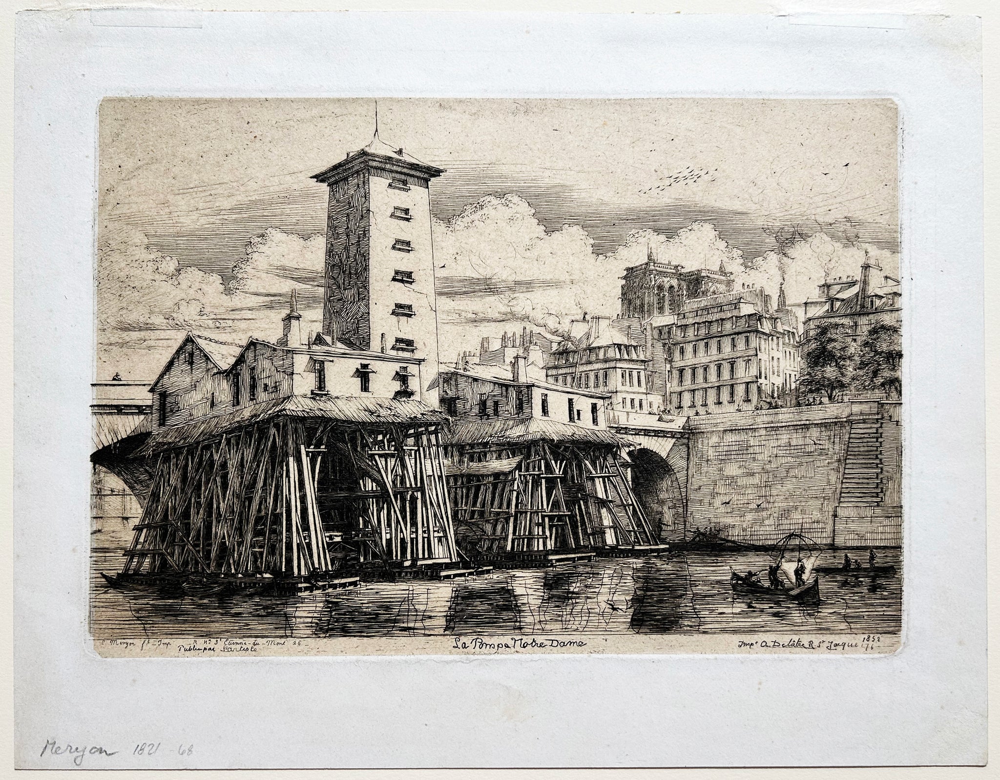 La Pompe Notre-Dame. 1852.