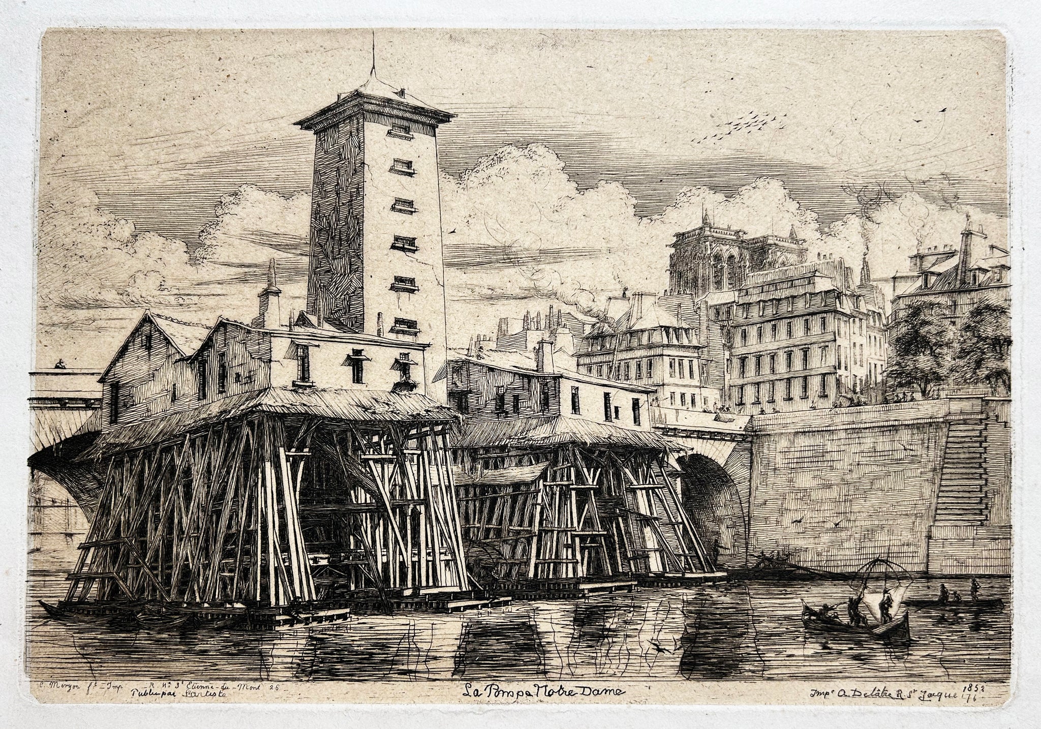 La Pompe Notre-Dame. 1852.