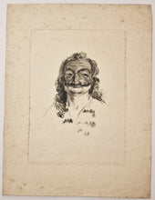 Charger l'image dans la galerie, Tête de Scaramouche masqué, vu de face.