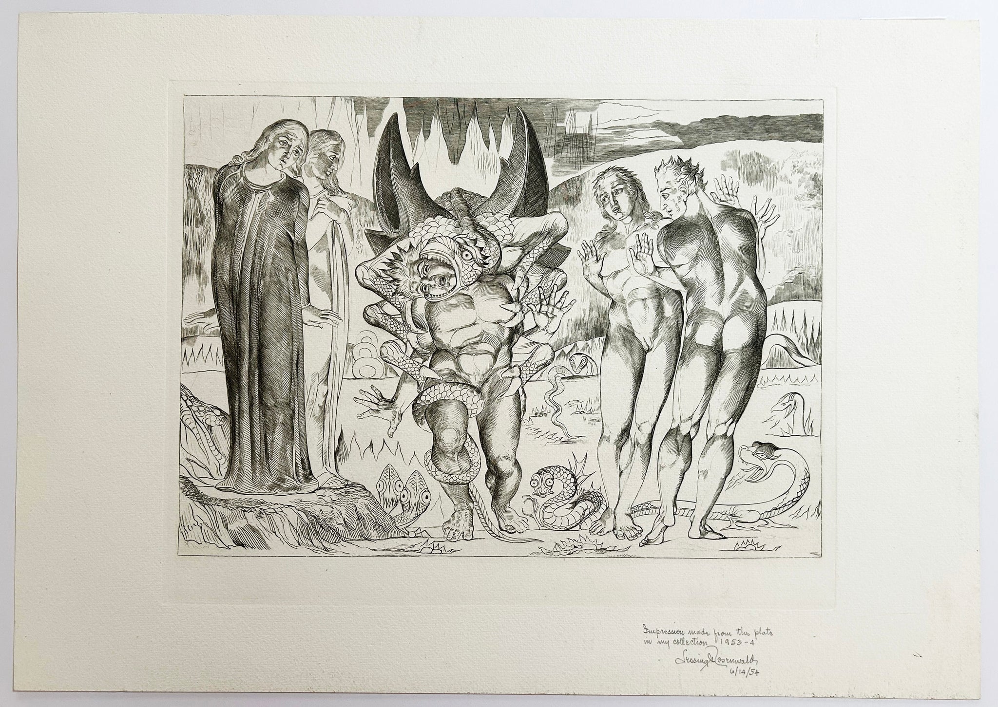 The Six-Footed Serpent Attacking Agnolo Brunelleschi.