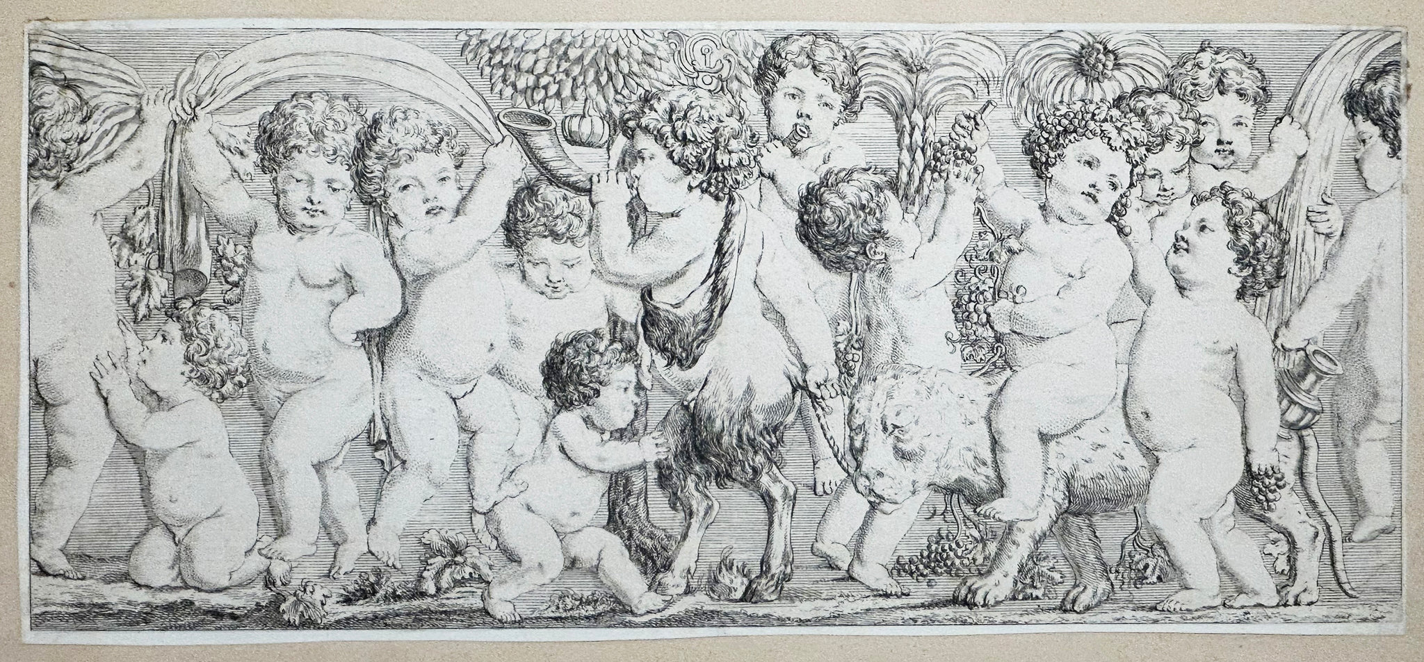 Bacchus triomphant retourne dans l'Isle de Naxe.  c.1770.