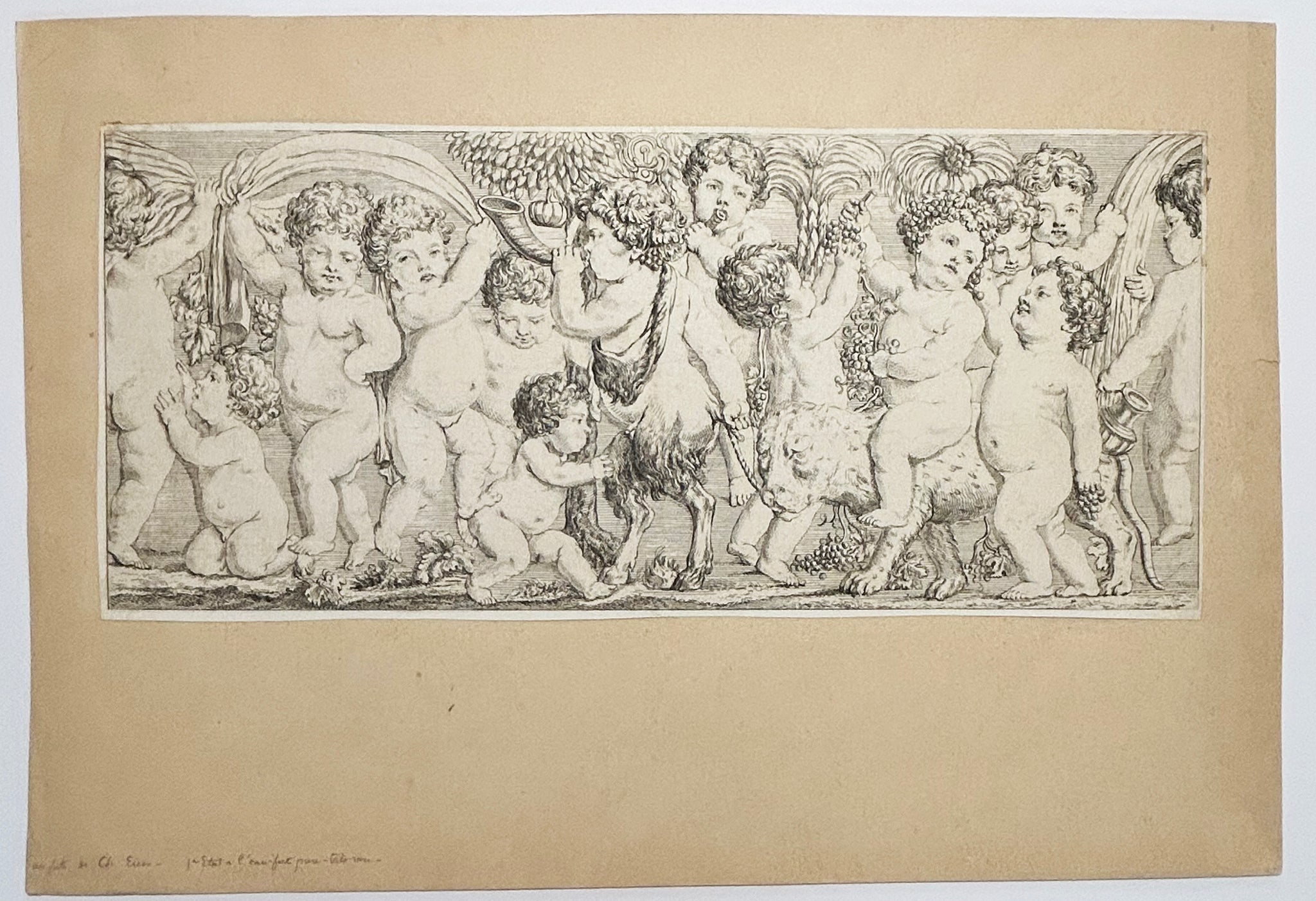 Bacchus triomphant retourne dans l'Isle de Naxe.  c.1770.