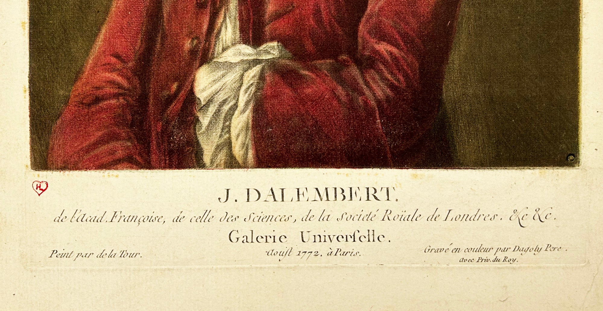 Portrait de Jean Le Rond d'Alembert ( 1717†1783).