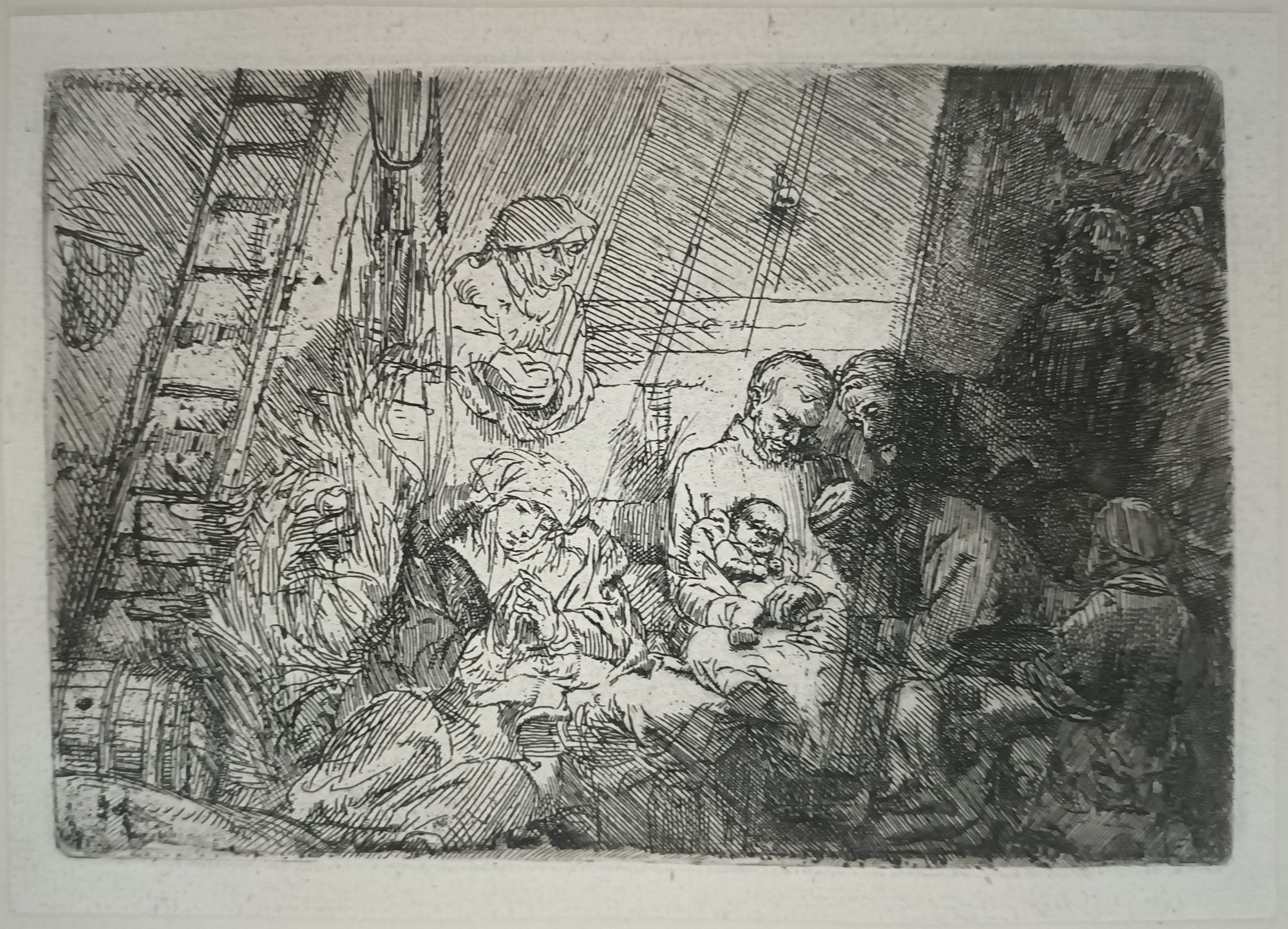 La Circoncision dans l'étable. 1654.