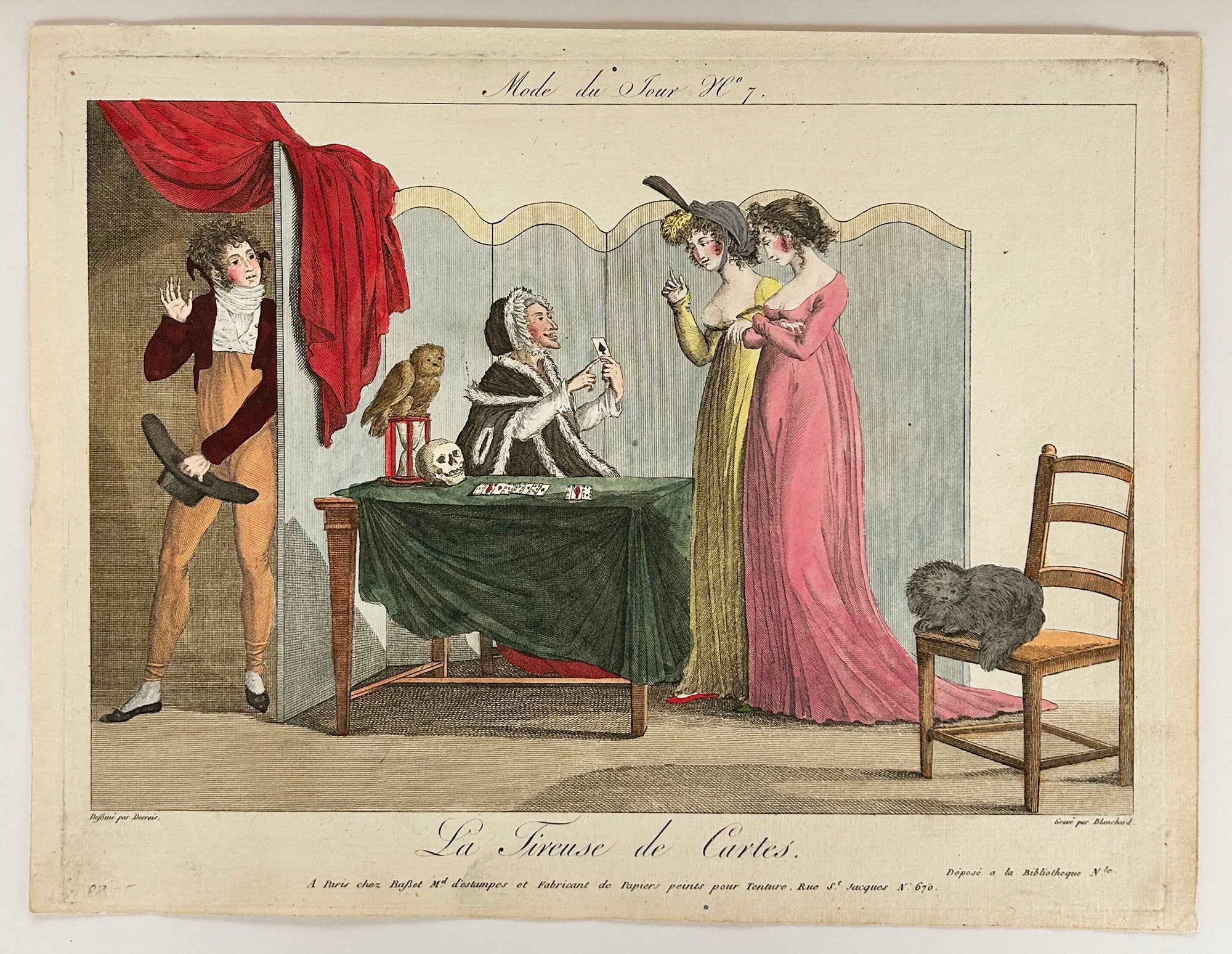 La tireuse de cartes. c.1810.