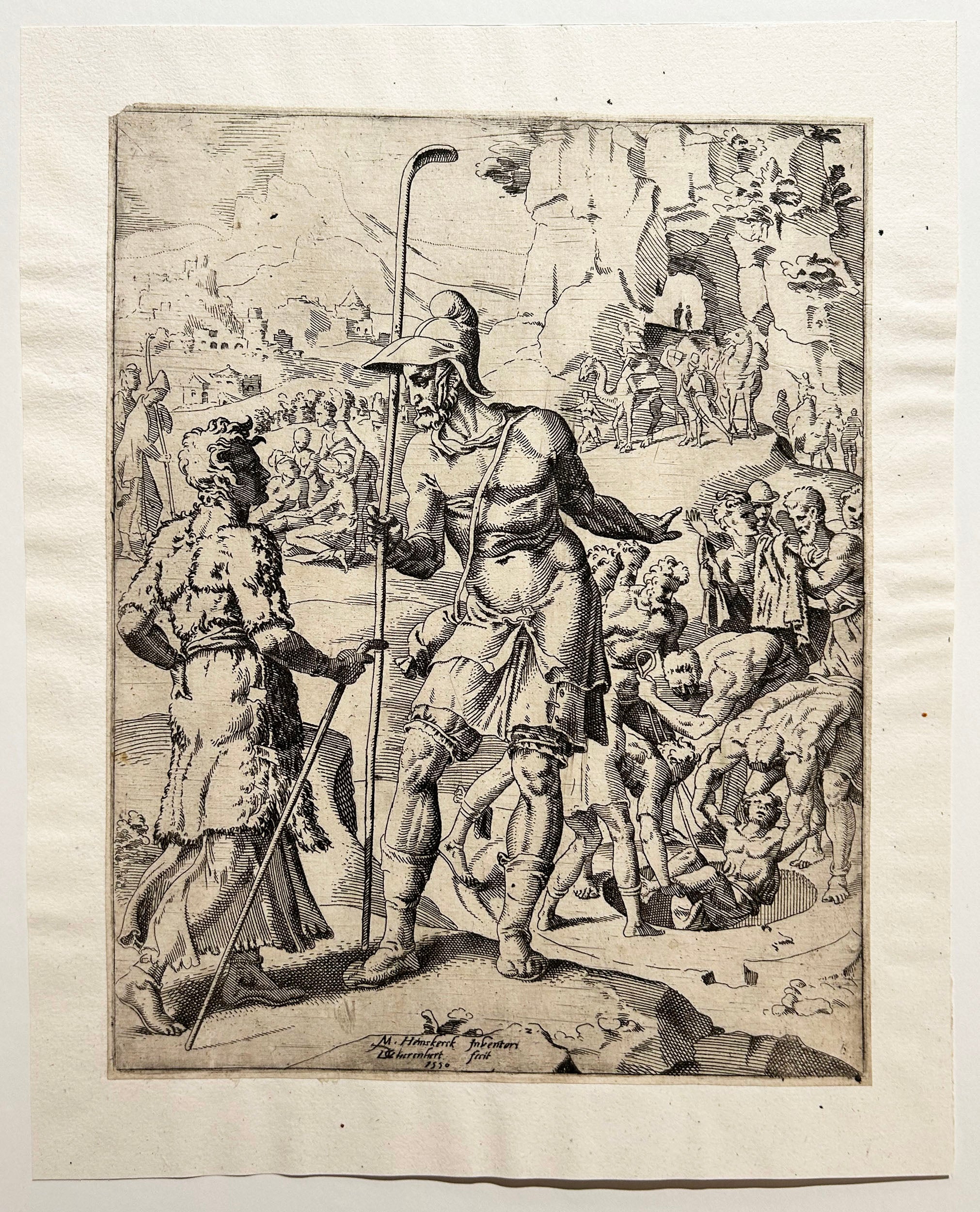 Joseph demande à un berger où sont ses frères. 1550.