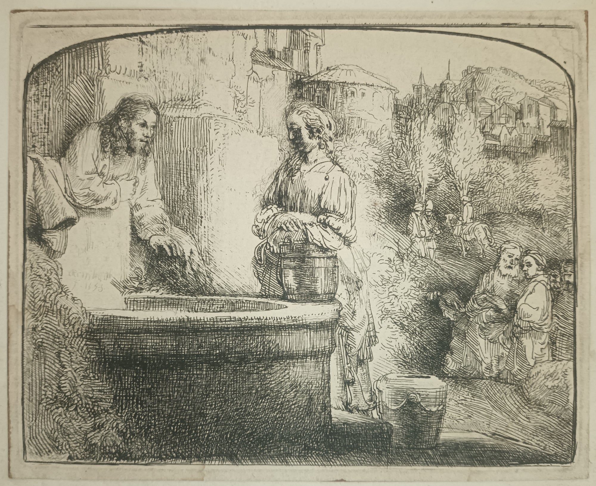 Le Christ et la Samaritaine. 1658.