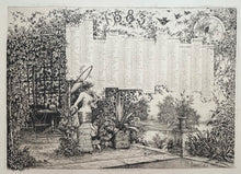 Charger l'image dans la galerie, Calendrier pour 1883 (Femme et enfant se promenant dans un jardin).