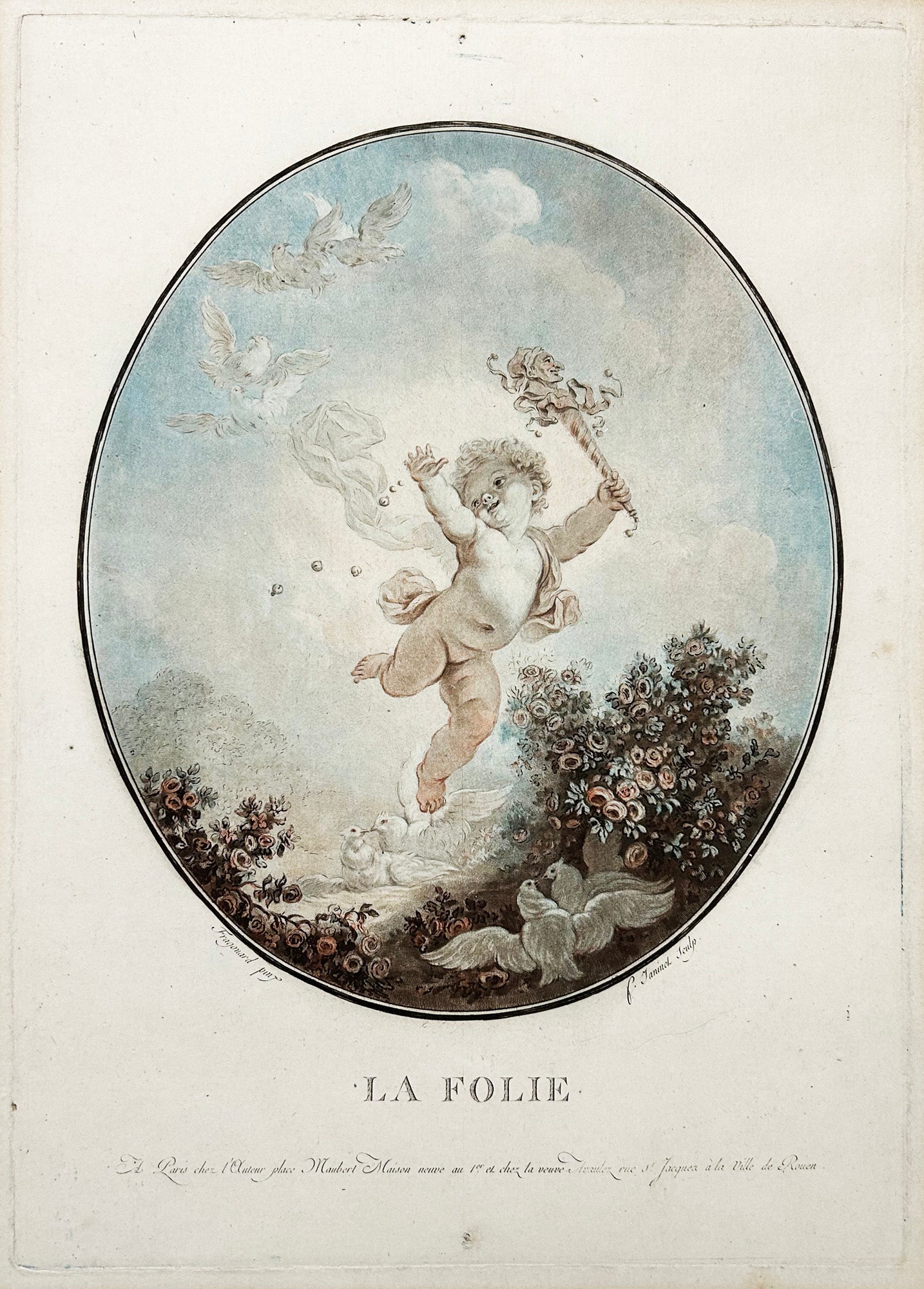 La Folie & L'Amour. 1777.