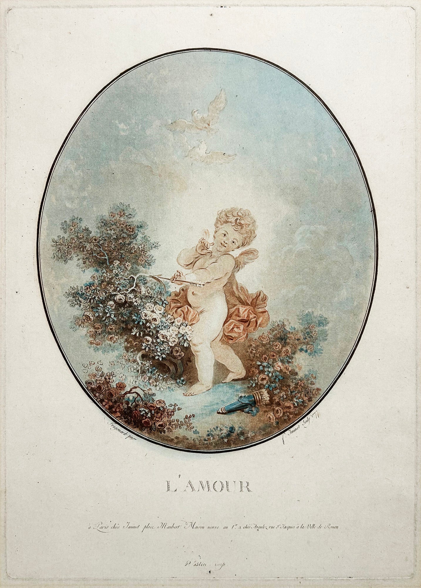 La Folie & L'Amour. 1777.
