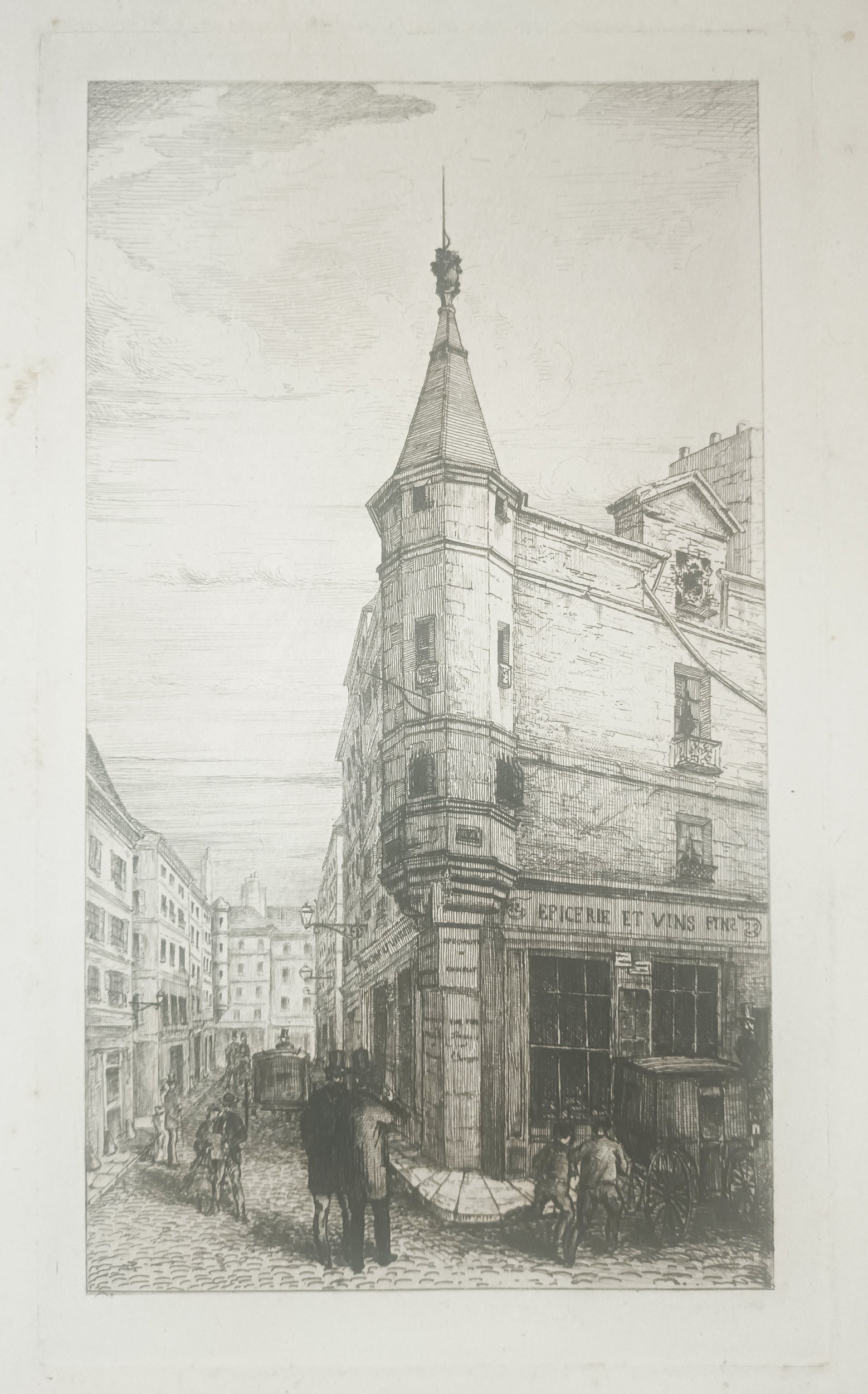 Tourelle de la rue de l’Ecole de Médecine.
