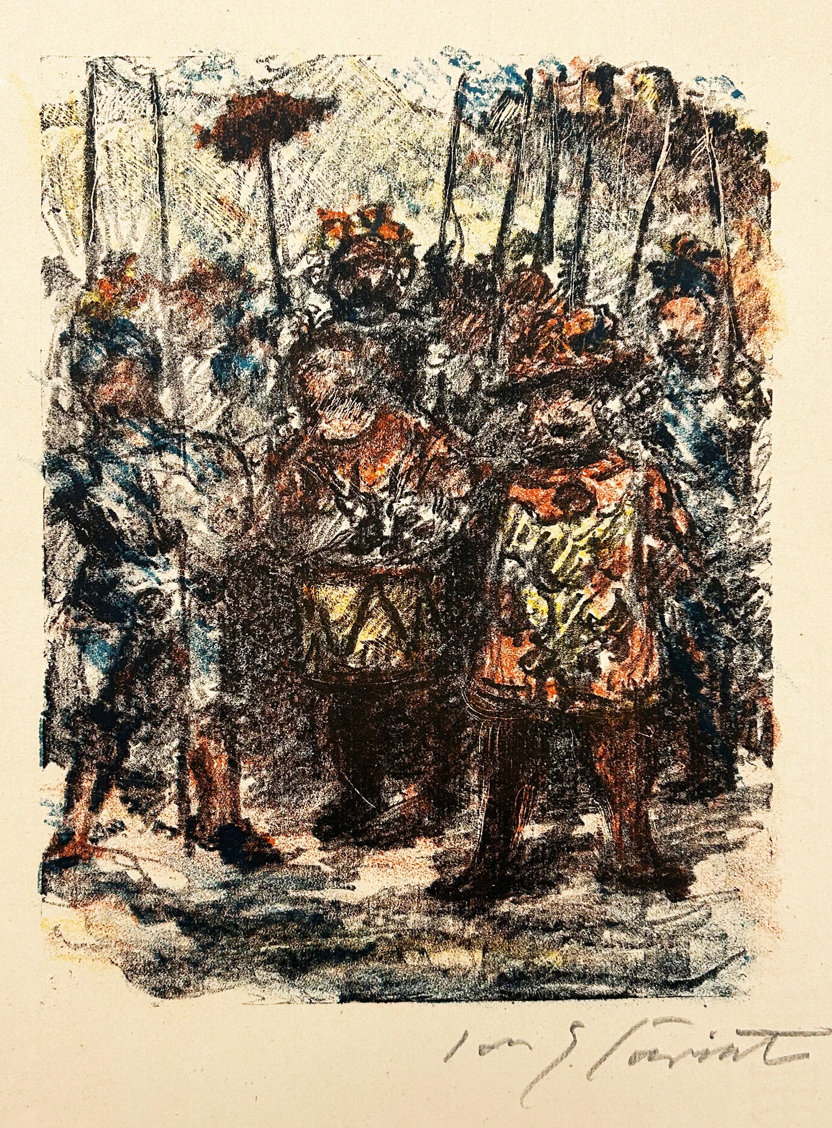 La levée du chapeau de Guillaume Tell (Die Aufrichtung des Hutes).  1924-1925.