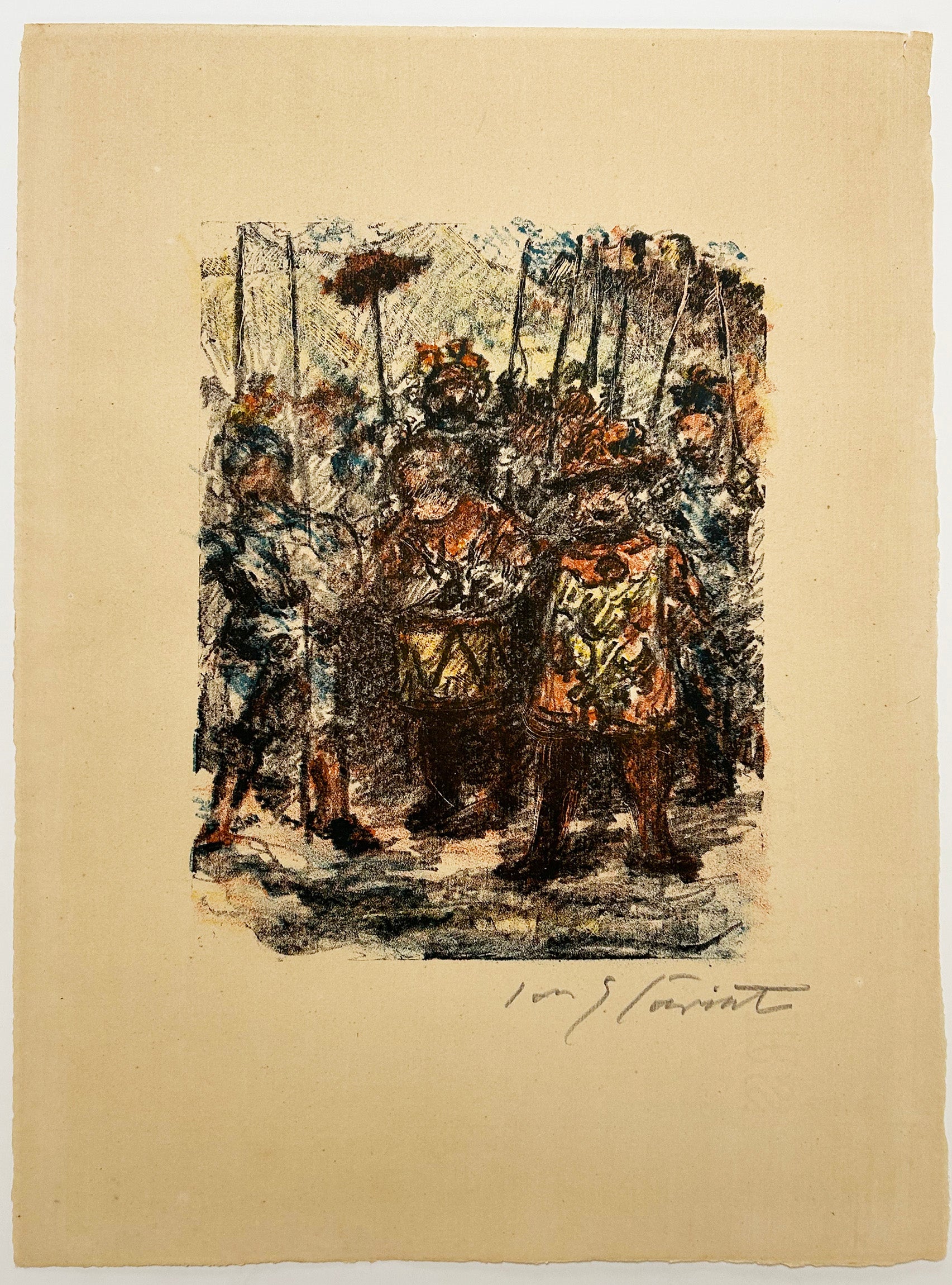 La levée du chapeau de Guillaume Tell (Die Aufrichtung des Hutes).  1924-1925.