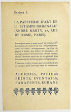 Charger l'image dans la galerie, Bulletin d'adhésion et prospectus de "L'Estampe Originale" de Janvier-Mars 1895.