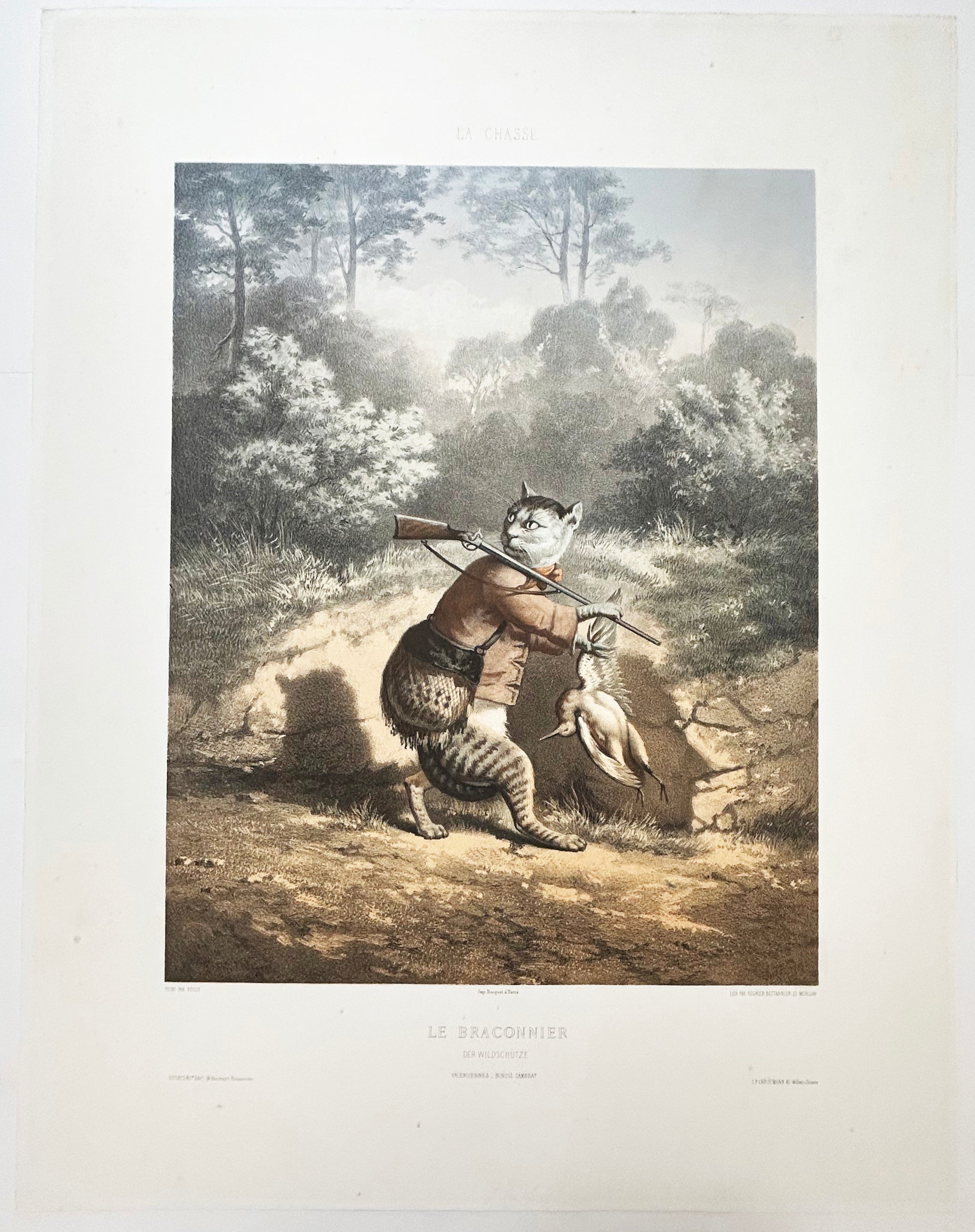 Le Braconnier.  c.1866.