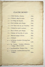 Charger l'image dans la galerie, Catalogue de l'Exposition de Tableaux par Monet, C. Pissarro, Renoir et Sisley, du 1er au 30 juin 1910 à la Galerie Durand-Ruel, 16 rue Laffitte à Paris.