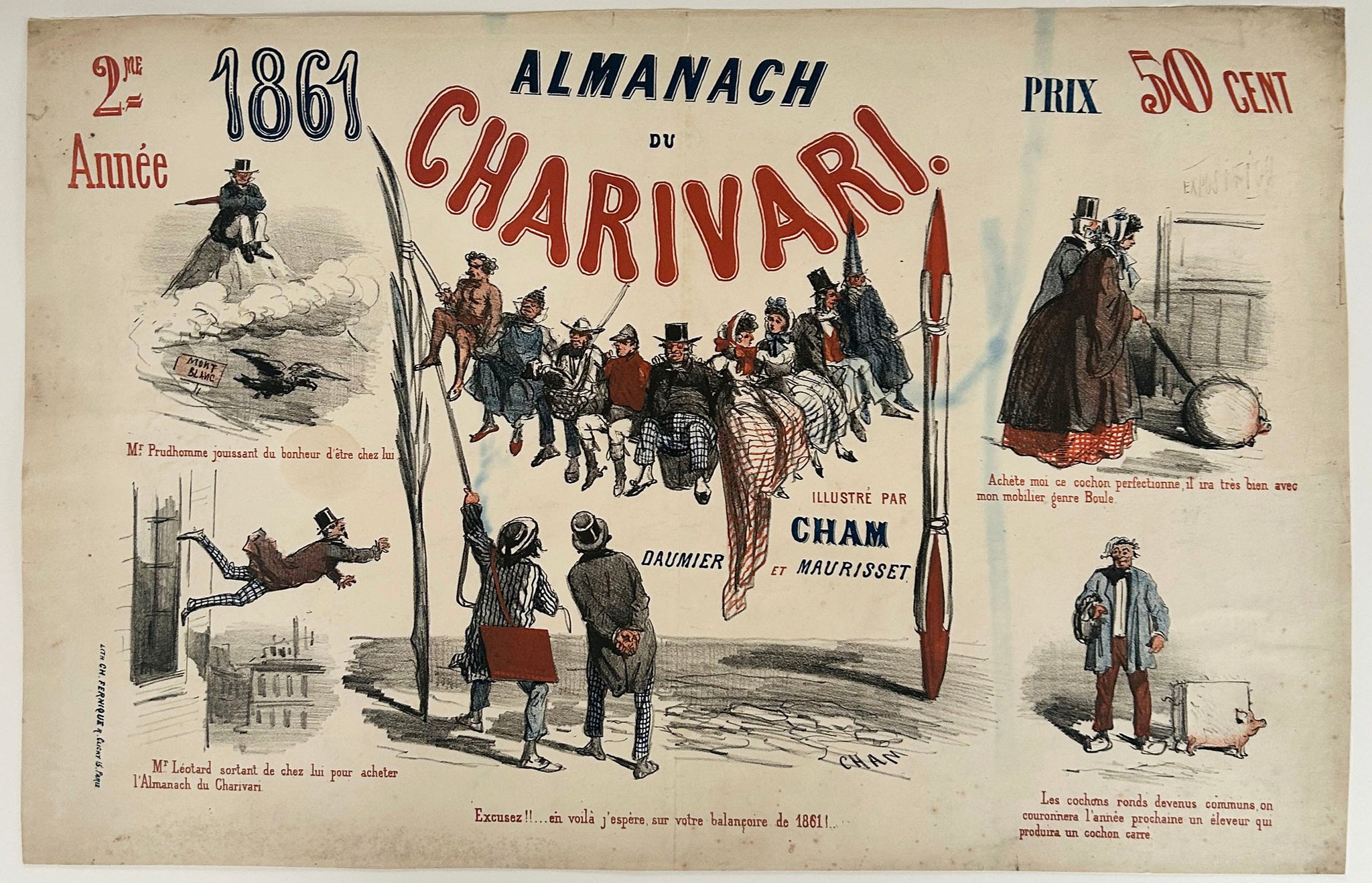 Almanach du Charivari, 2ème année. 1861.