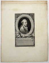 Charger l'image dans la galerie, Portrait de Charles Palissot, auteur dramatique lorrain (1730 † 1814). 1777.