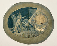 Charger l'image dans la galerie, La famille royale. Image séditieuse. Anonyme français du 18ème siècle. Rare éventail avec image séditieuse représentant la Famille royale, Louis XVI, Marie-Antoinette et leur fils Louis-Charles (Louis XVII).
