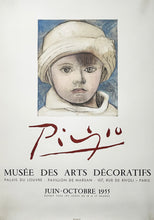 Charger l'image dans la galerie, Affiche d'exposition "Picasso" au musée des arts décoratifs de Paris. 1955.