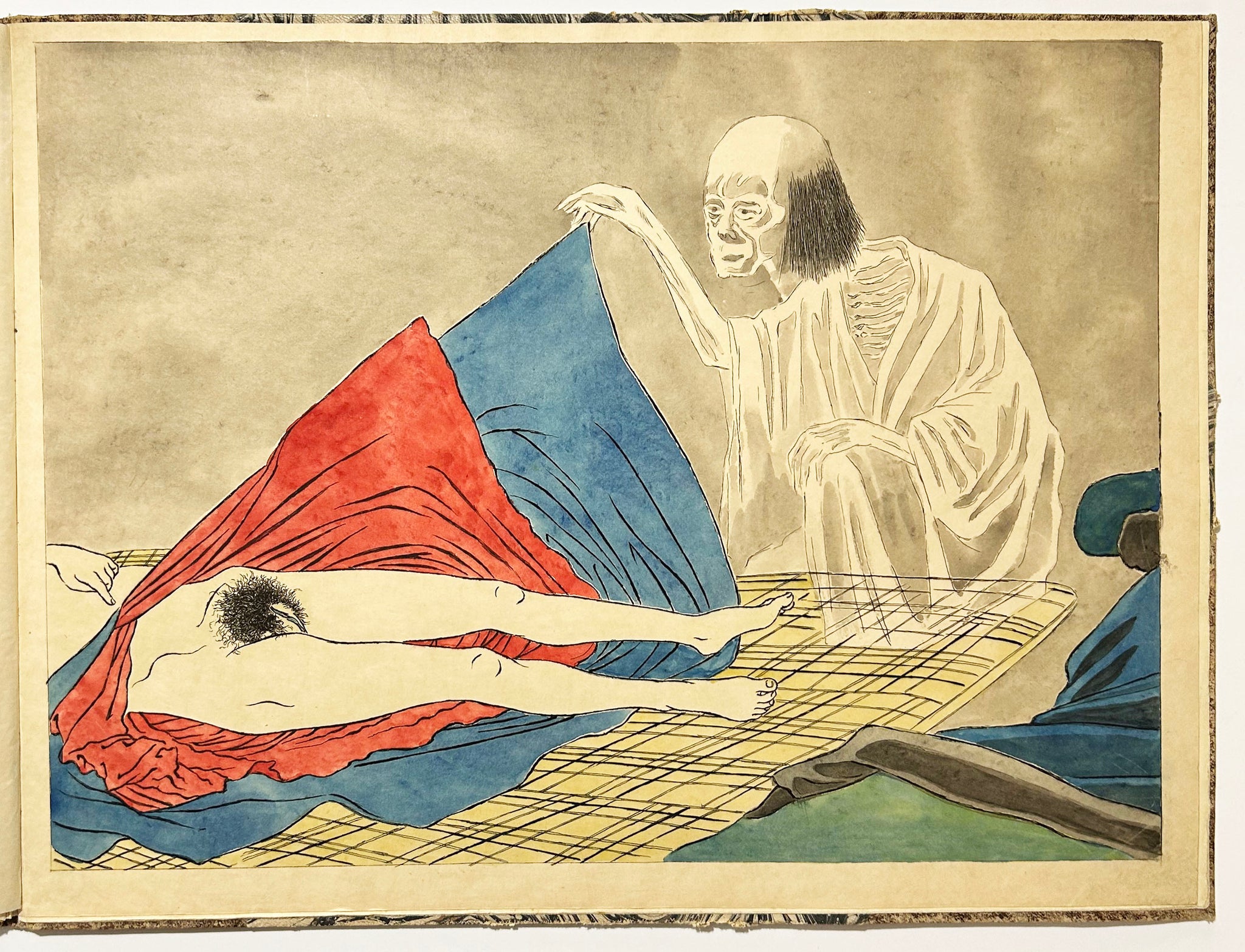 Suite de 12 gravures érotiques inspirées par l’art japonais des Shunga.