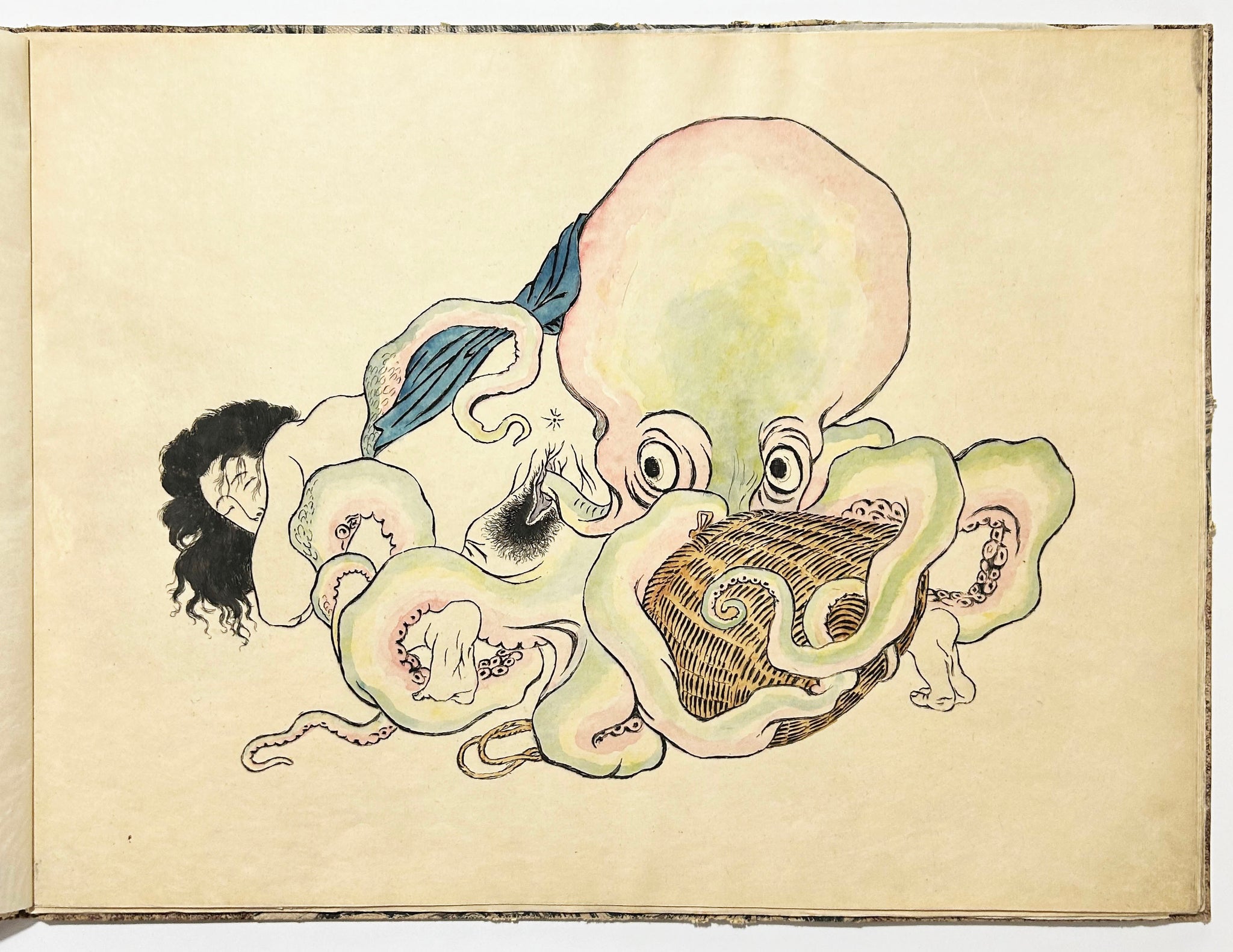 Suite de 12 gravures érotiques inspirées par l’art japonais des Shunga.