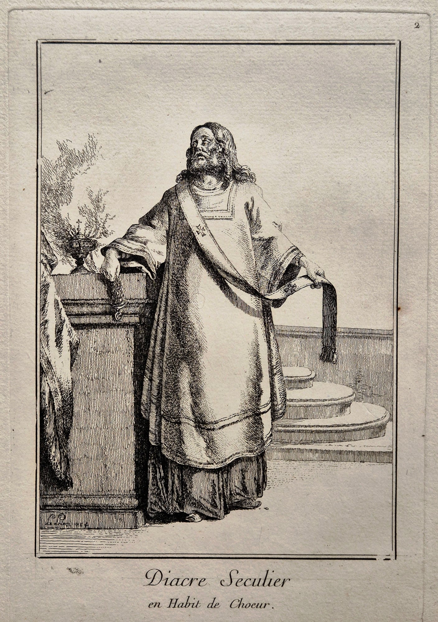 Divers habillements des prêtres de Russie. Le Prince.