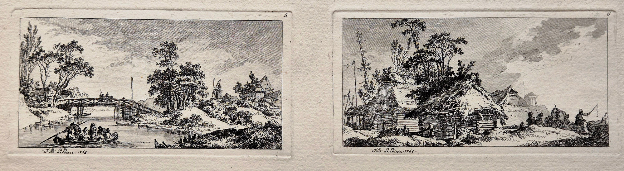 Diverses vues de Livonie. LE PRINCE.