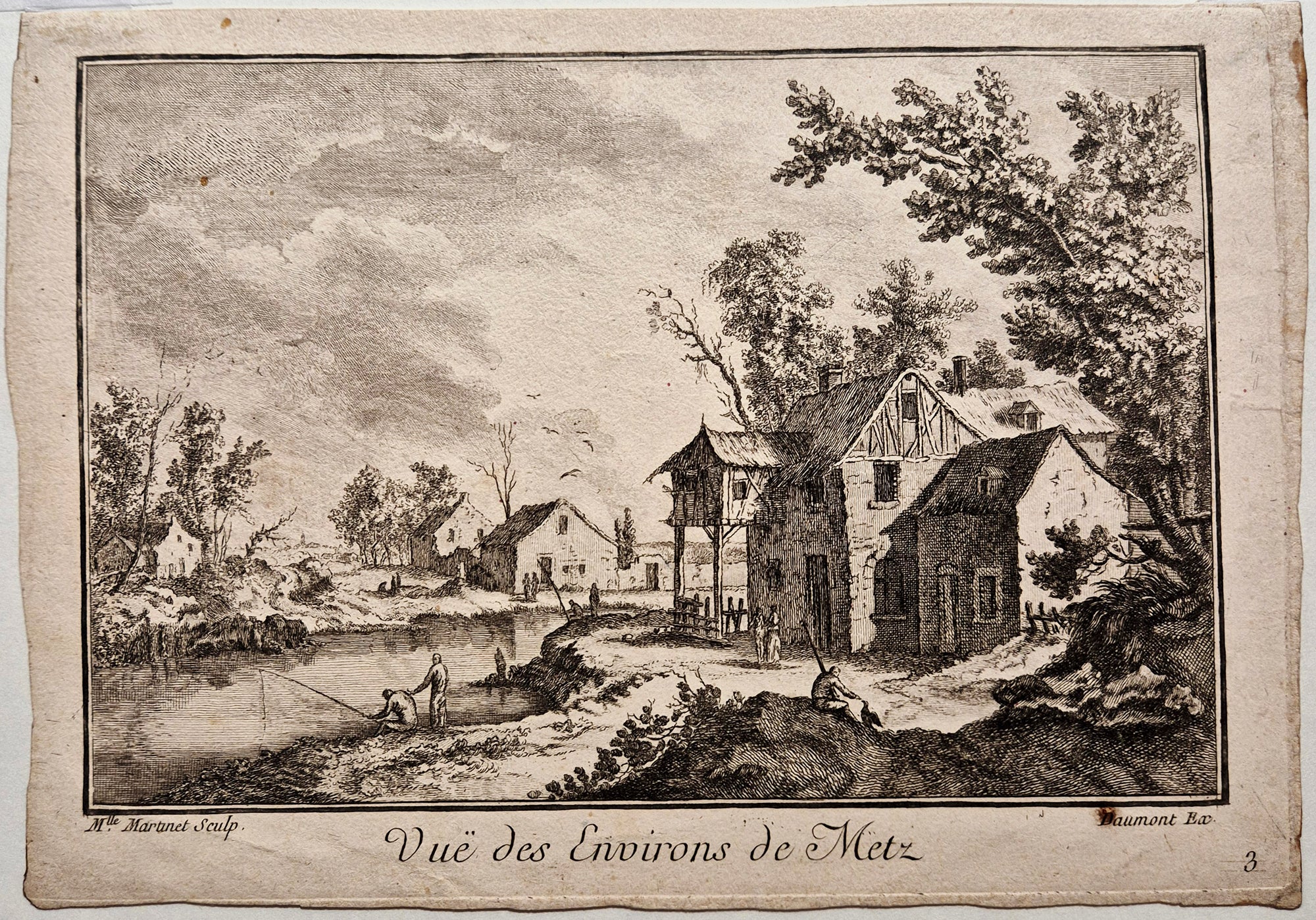 Vue des environs de Metz. Martinet.