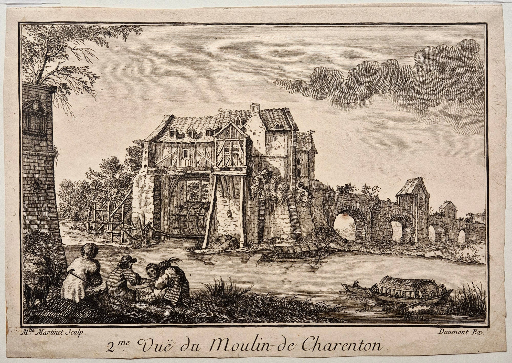 2ème vue du Moulin de Charenton. Martinet.