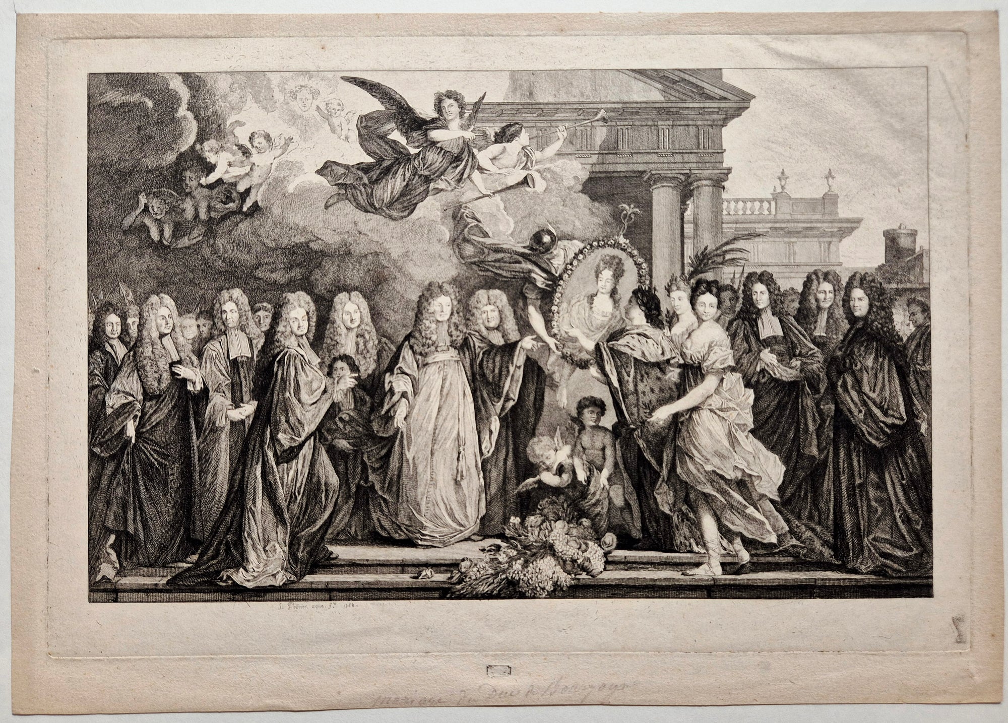 Mariage de monseigneur le Duc de Bourgogne. Nee.