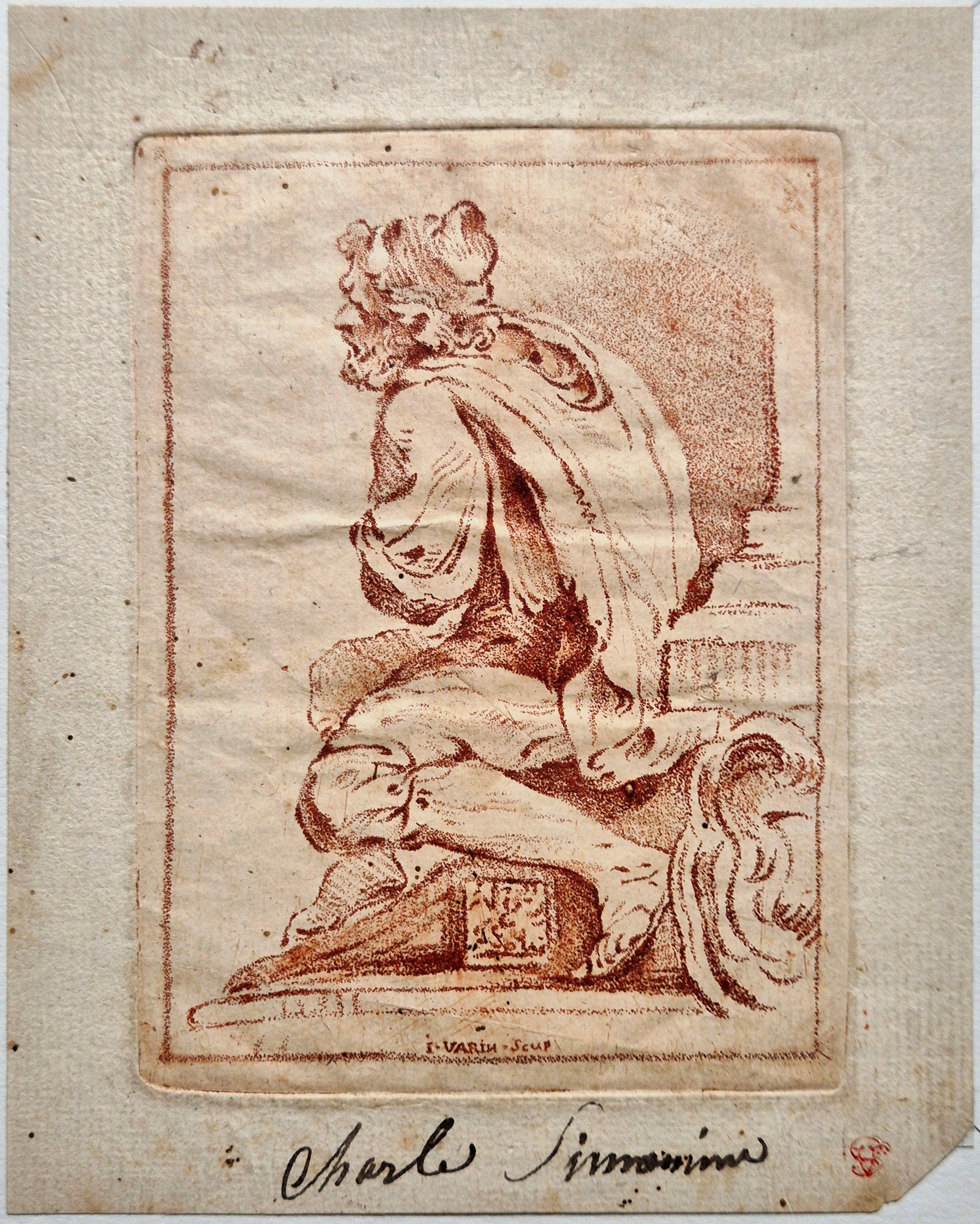 Etude de songeur. Varin.