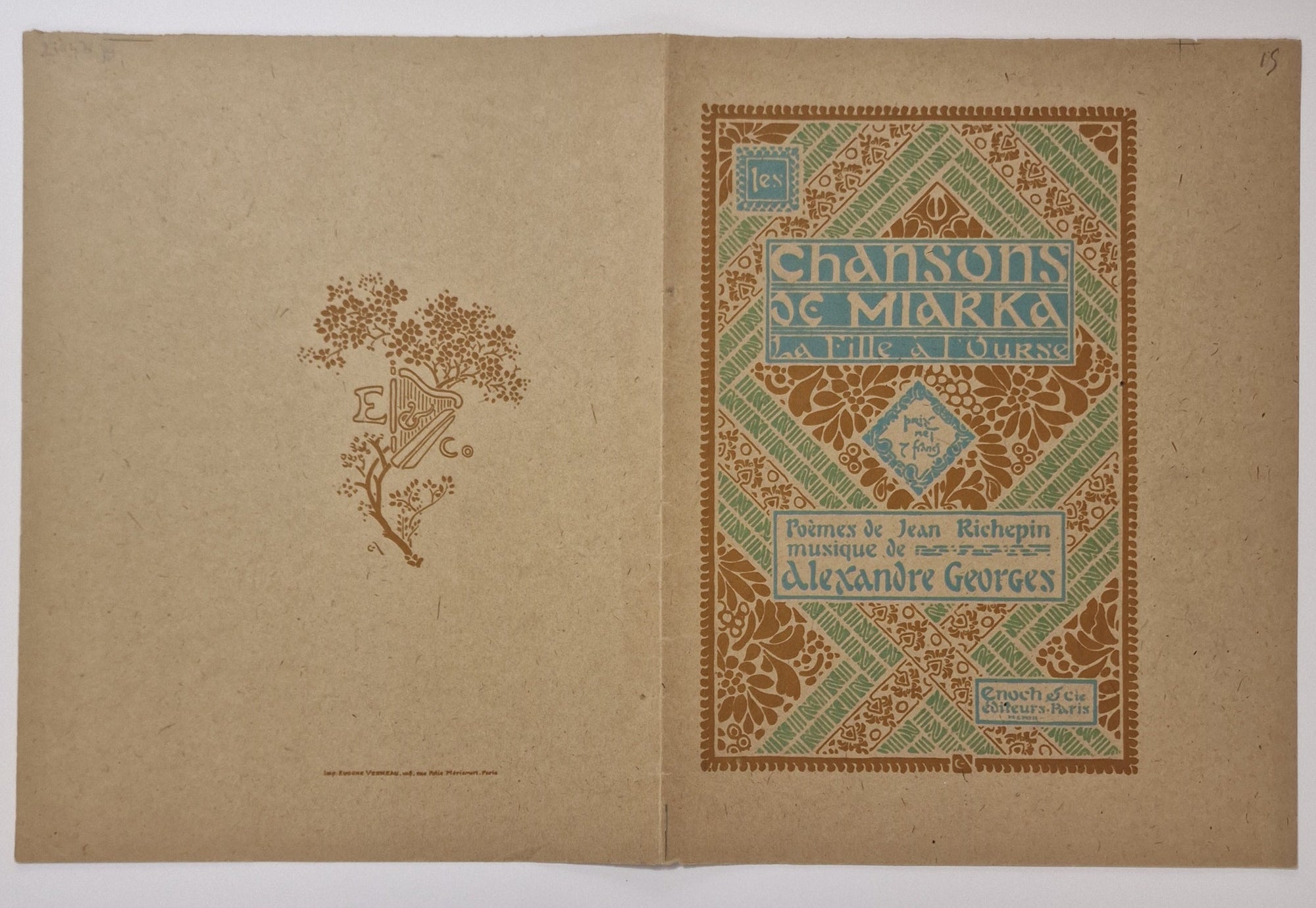 Chanson de Miarka. Auriol.