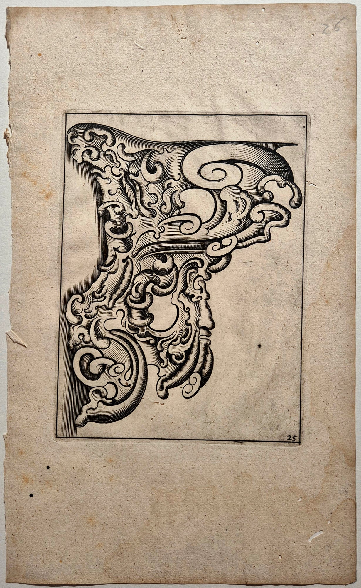 Ornement trompe l'oeil. Unteutsch.