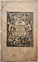 Charger l'image dans la galerie, Frontispice du "Neues Zieratenbuch..". Unteutsch.