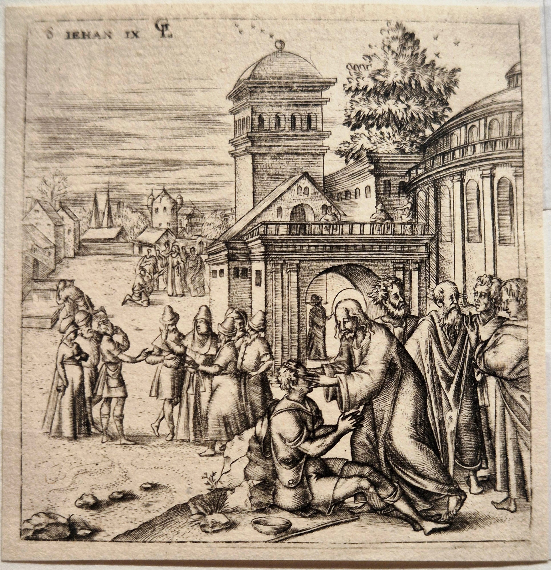 L'aveugle-né guéri par Jésus-Christ. Gaultier.