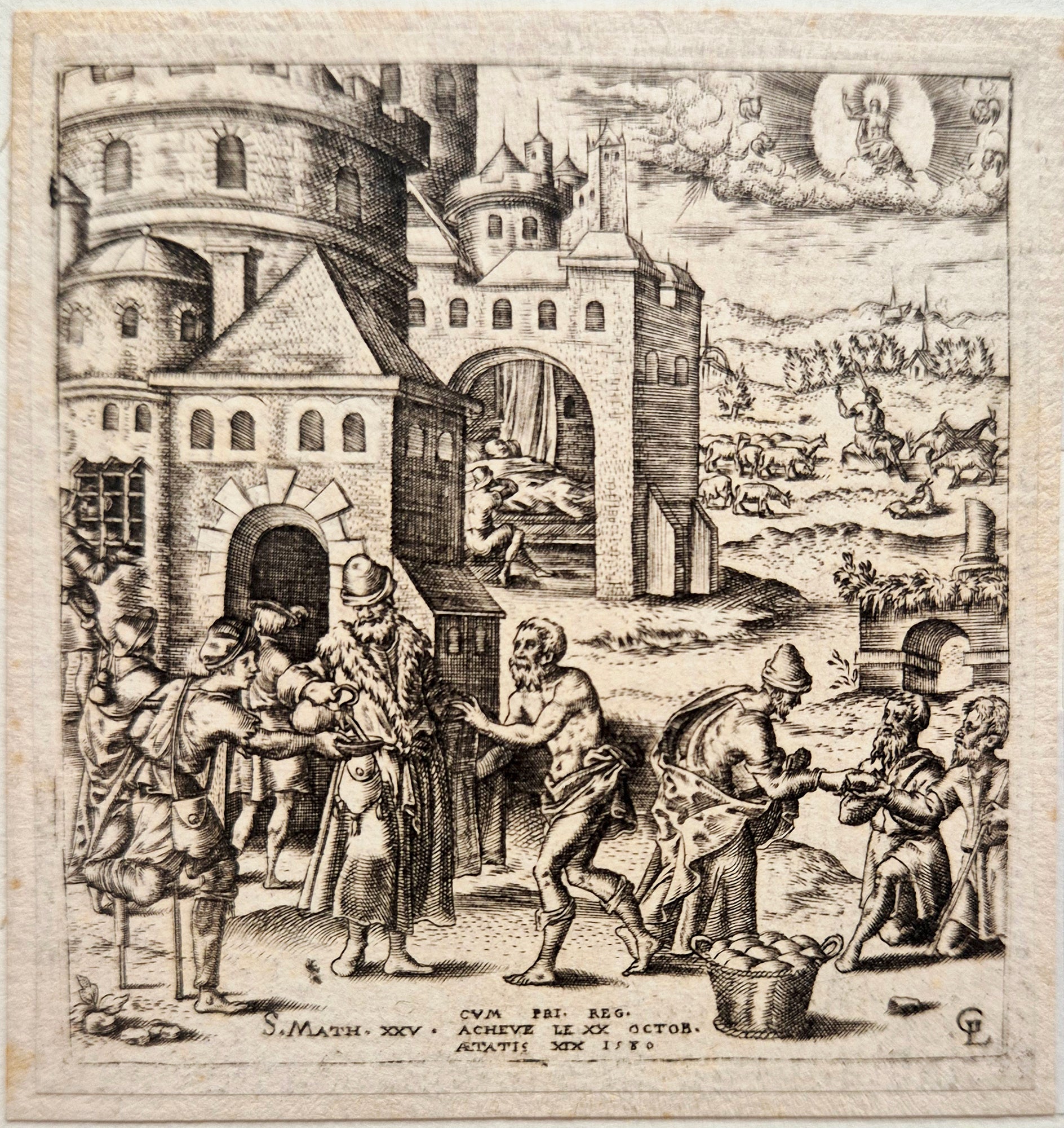 Jésus parle du dernier jugement. Gaultier.