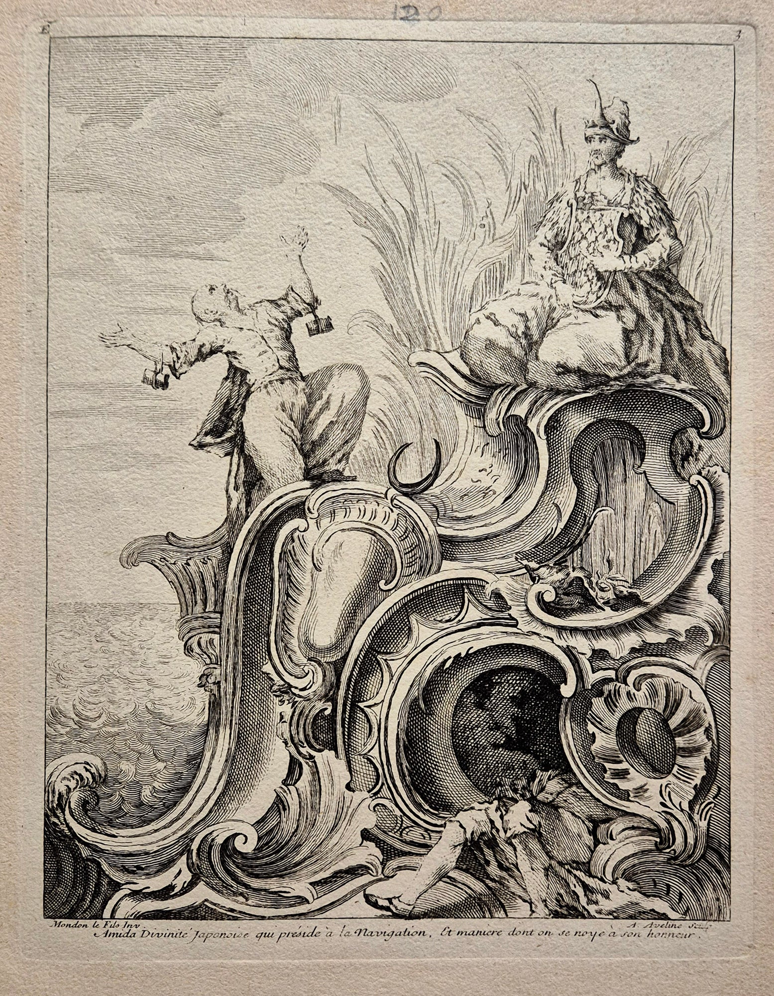 Cinquième livre de figures et ornements Chinois. Aveline.