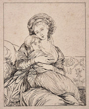 Charger l'image dans la galerie, Autoportrait avec sa fille Julie. 1786.