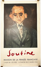 Charger l'image dans la galerie, Affiche d'exposition "Soutine" au musée de la pensée française. 1956.