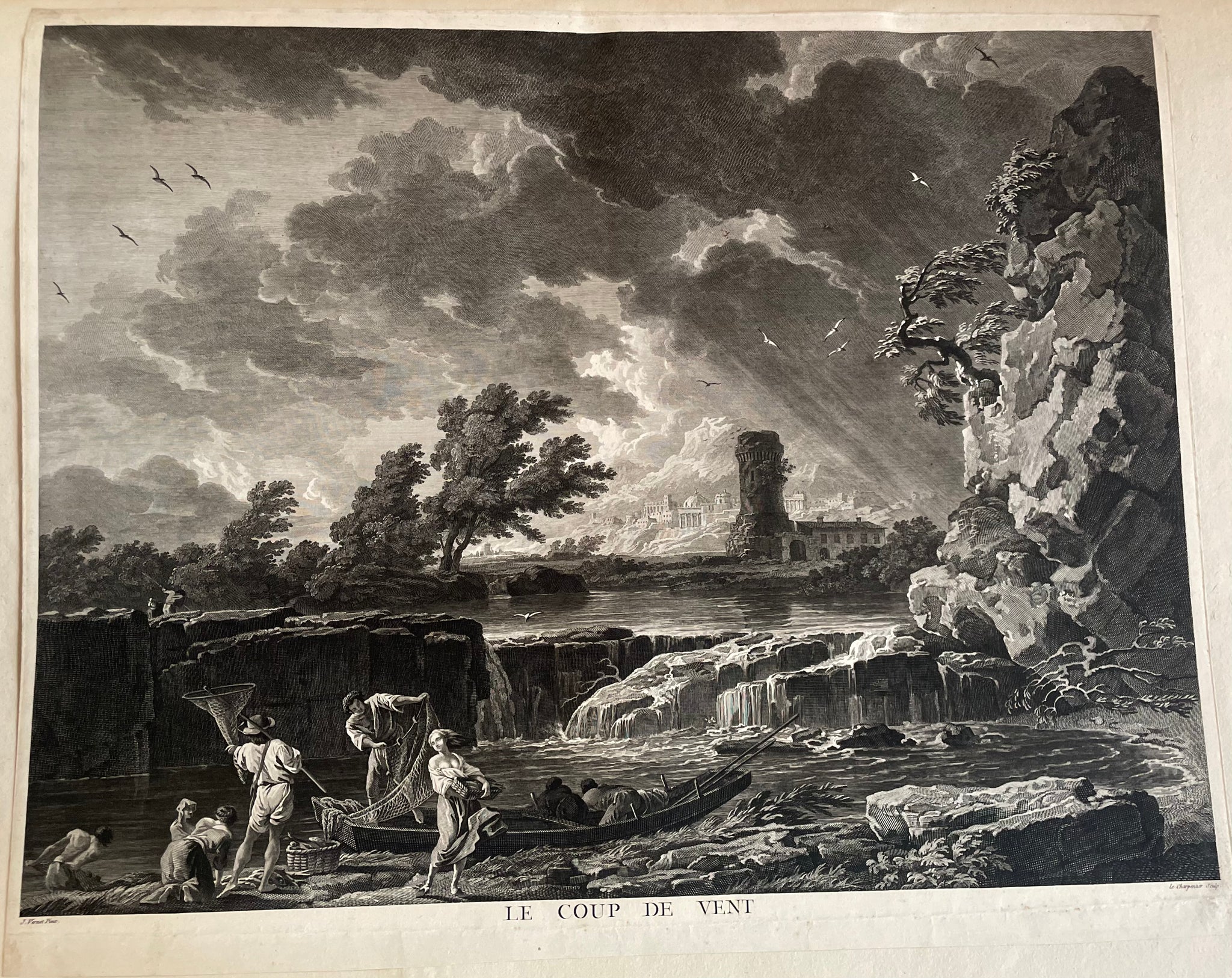 RECUEIL DE 59 GRAVURES PROVENANT DE LA  BIBLIOTHEQUE DU BARON JAMES DE ROTHSCHILD.