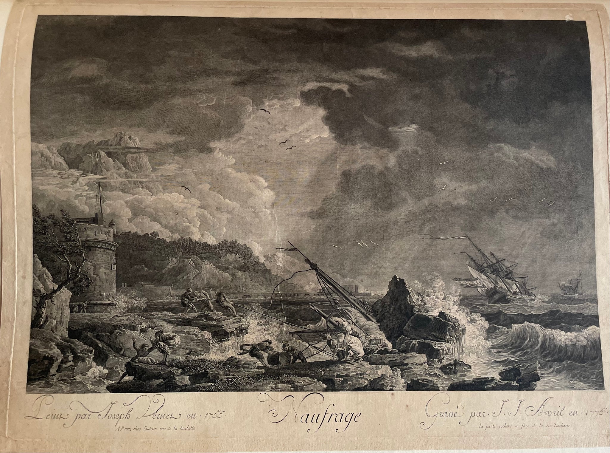 RECUEIL DE 59 GRAVURES PROVENANT DE LA  BIBLIOTHEQUE DU BARON JAMES DE ROTHSCHILD.