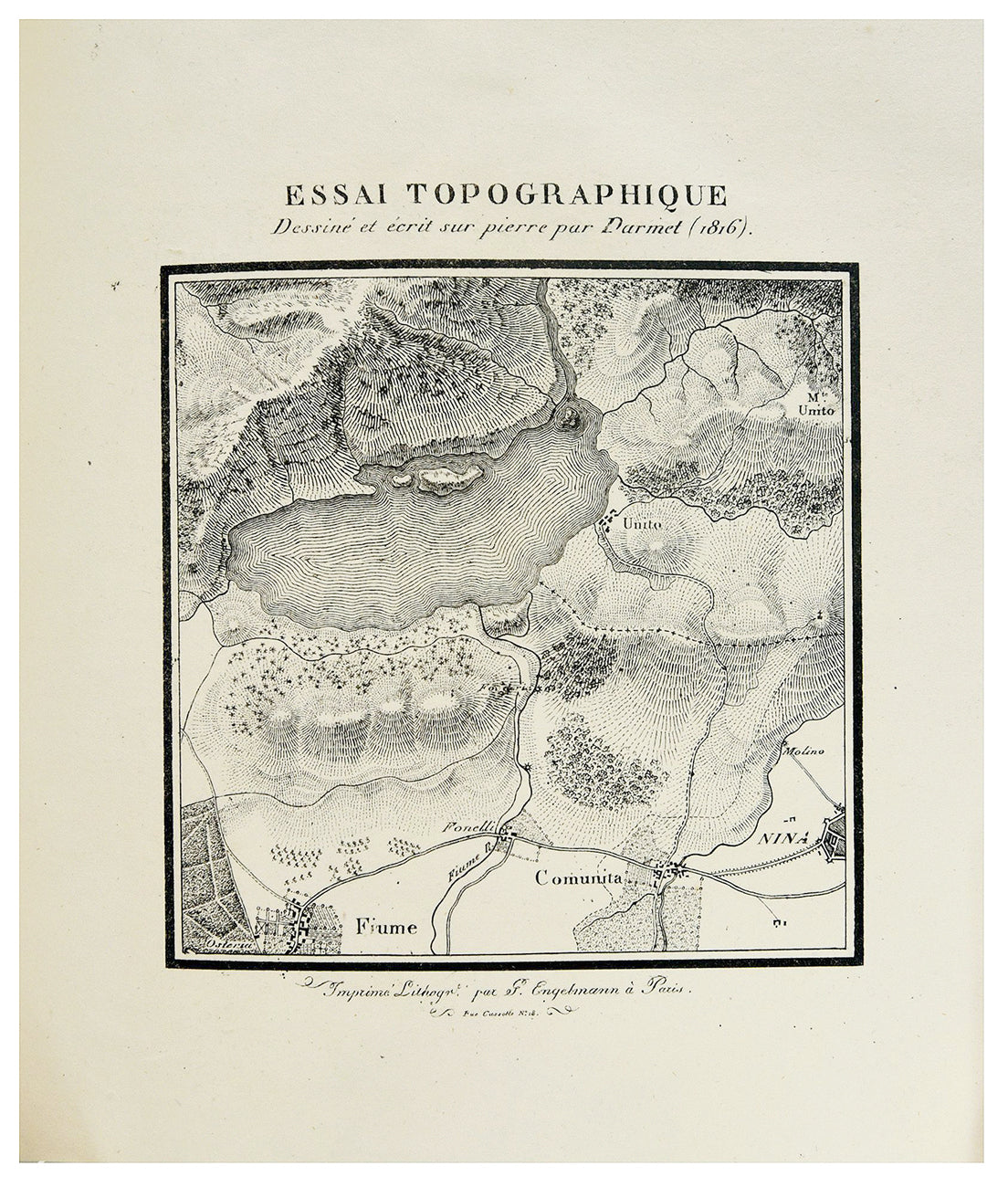 RECUEIL d’Essais Lithographiques / dans les différents genres de dessin tels que manière / de Crayon,  de la plume, du pinceau et du lavis / Exécutés par le Procédé de G. Engelmann...