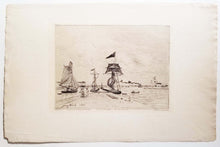 Charger l'image dans la galerie, Jetée au bois dans le port de Honfleur. 1865.