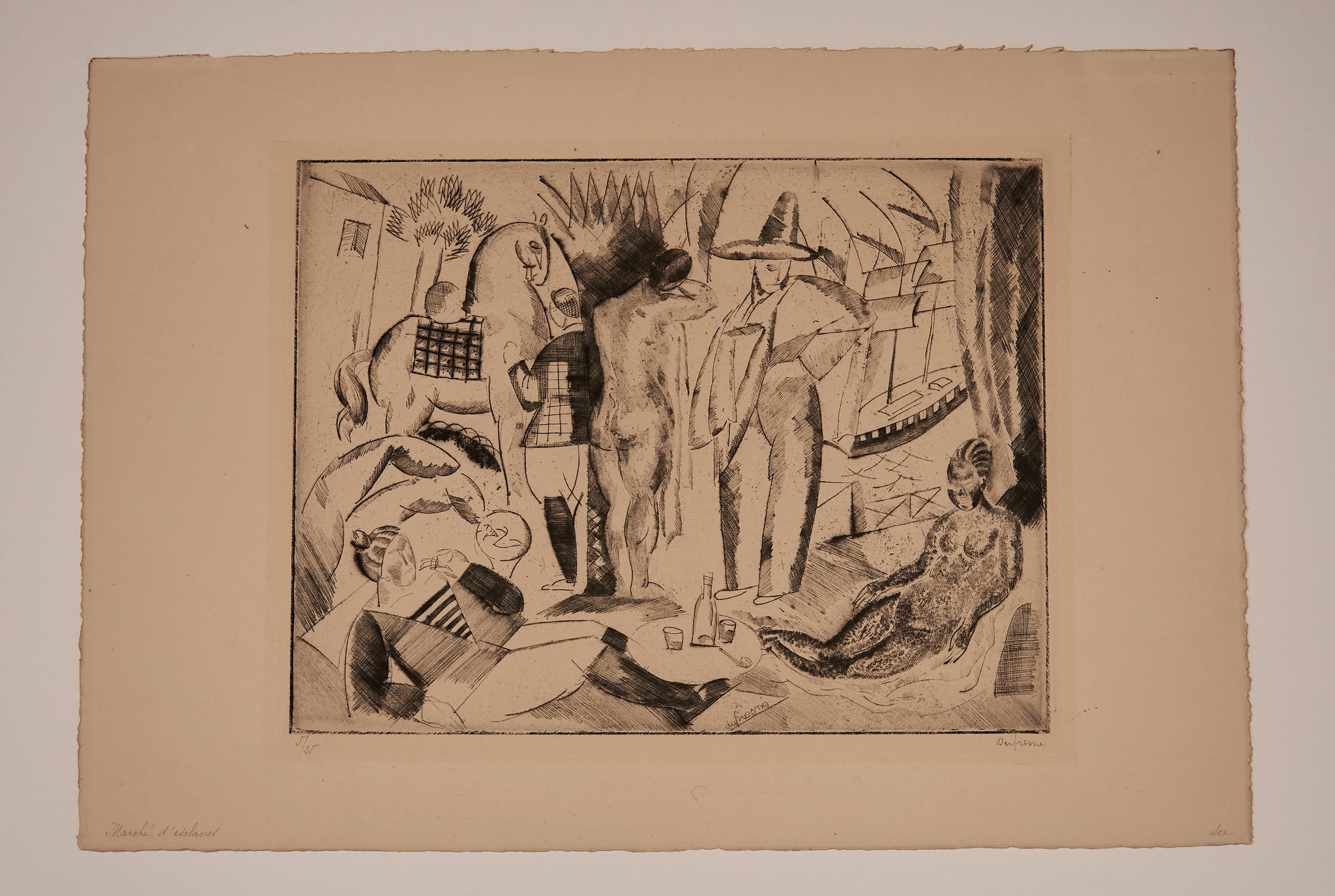 Marché d’esclaves.
