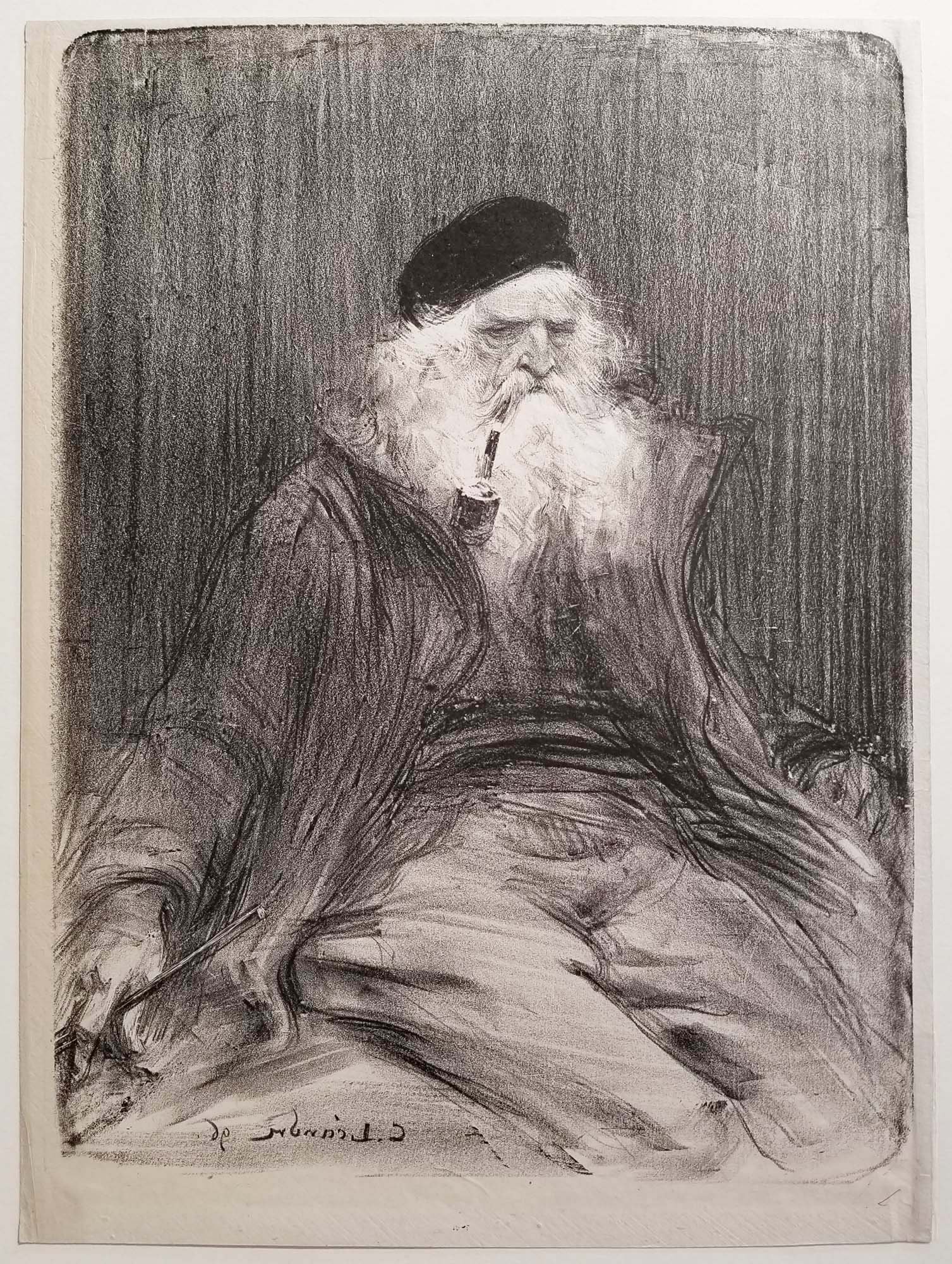 Vieux fumeur. 1896.