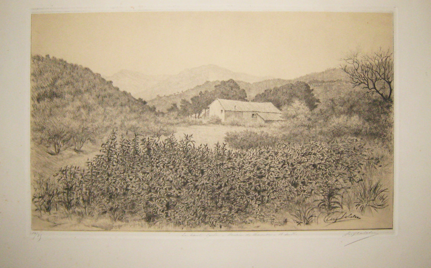 La haute Gavotte, Banlieue de Marseille, B. du R. (Bouches-du-Rhône).