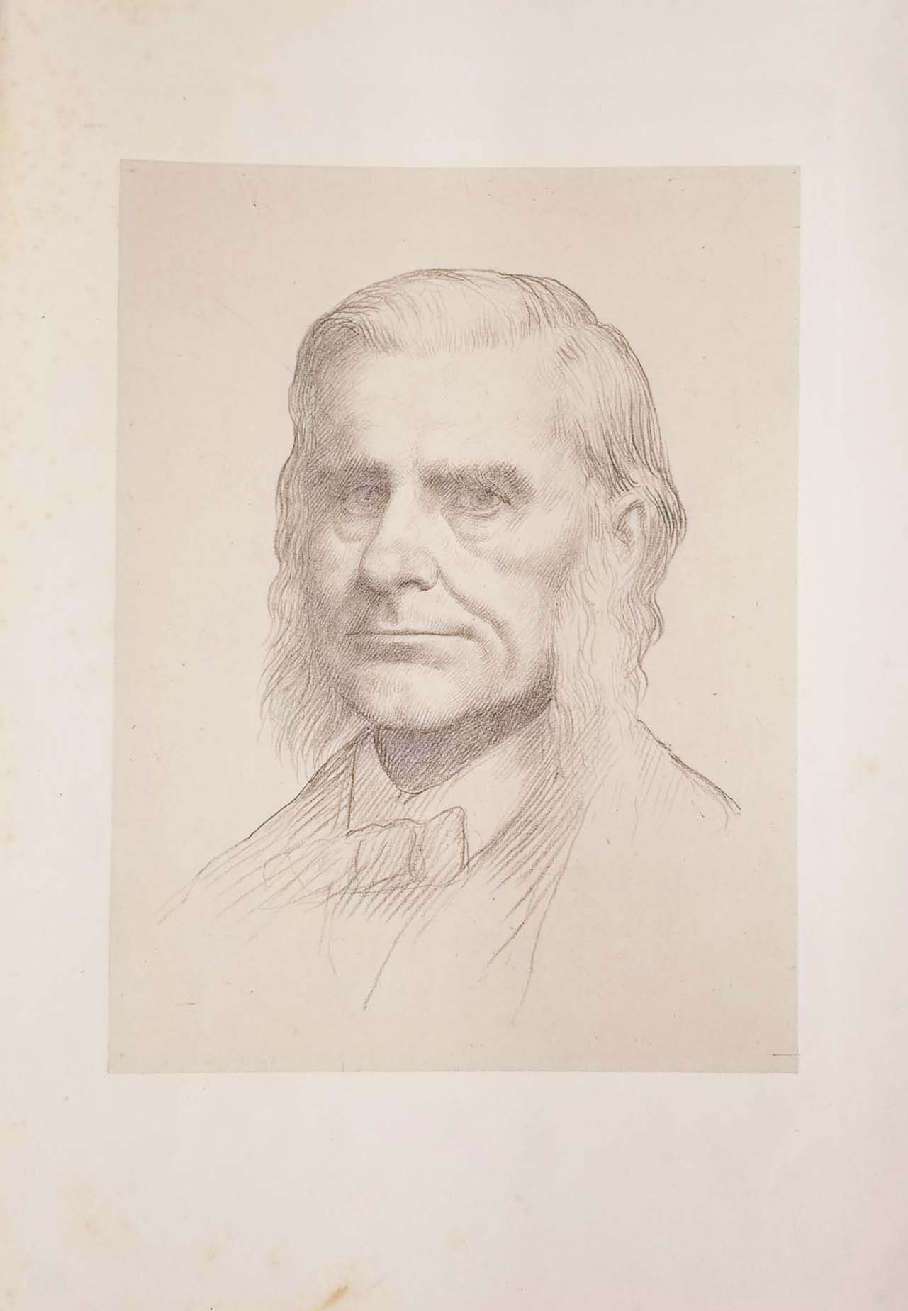 Portrait du professeur Huxley. 1891.
