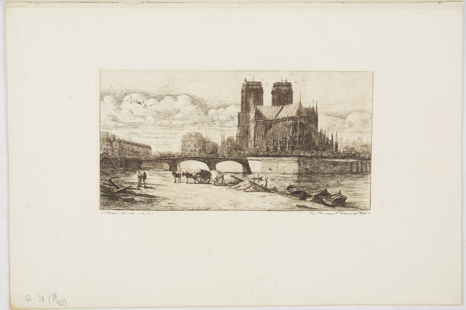 Eaux-fortes sur Paris, vers 1850-1854