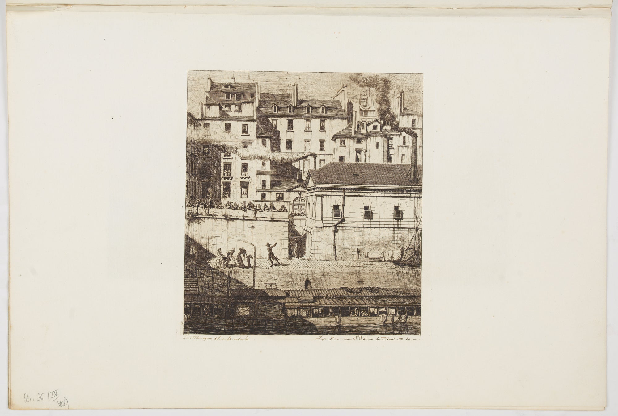 Eaux-fortes sur Paris, vers 1850-1854